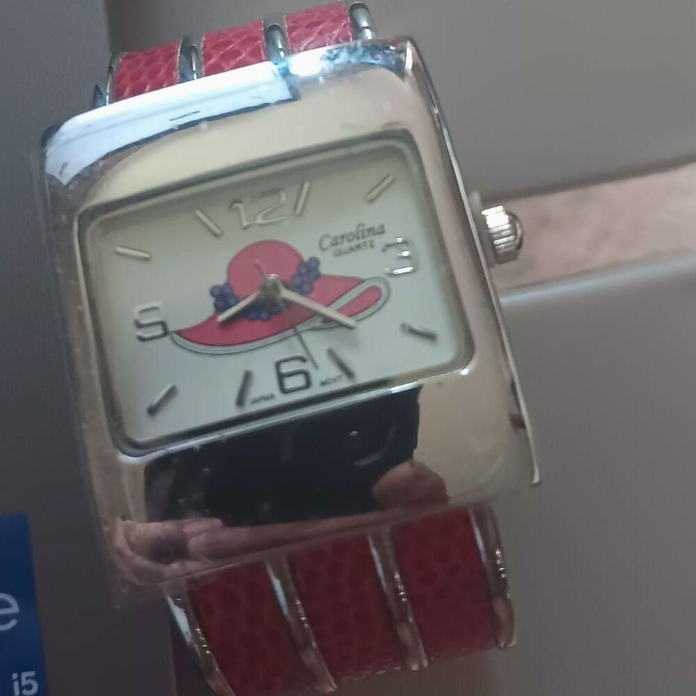 Carolina Women's Red and Pink Watch